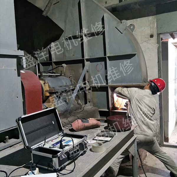 黄山风机维修现场